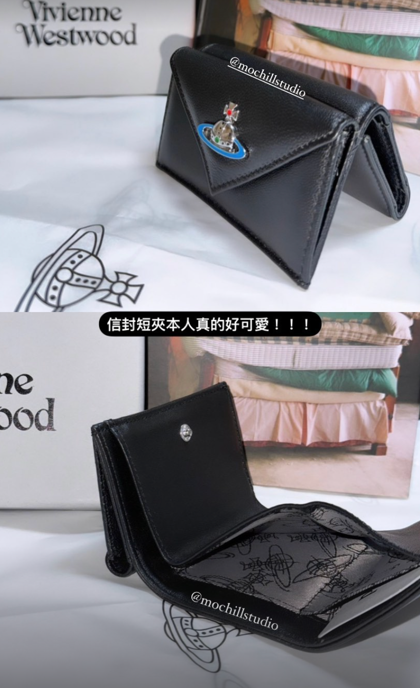 Vivienne Westwood Nappa 小羊皮信封短夾