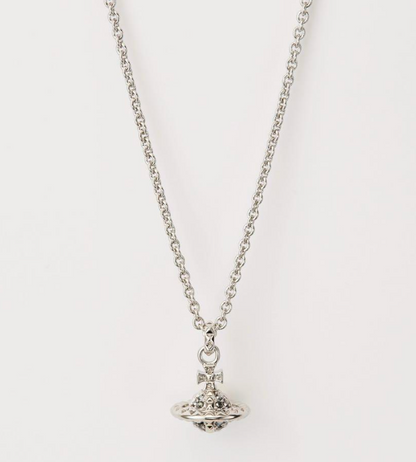 Vivienne Westwood Man. Mayfair Small Orb Necklace 卯釘水晶立體土星項鍊