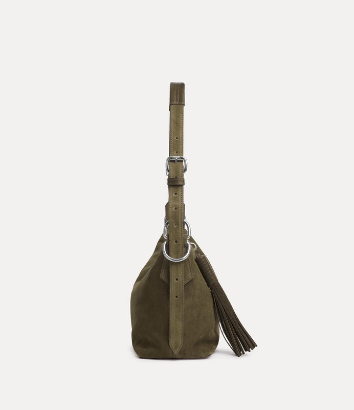Vivienne Westwood Emma Bag 麂皮流蘇肩背包