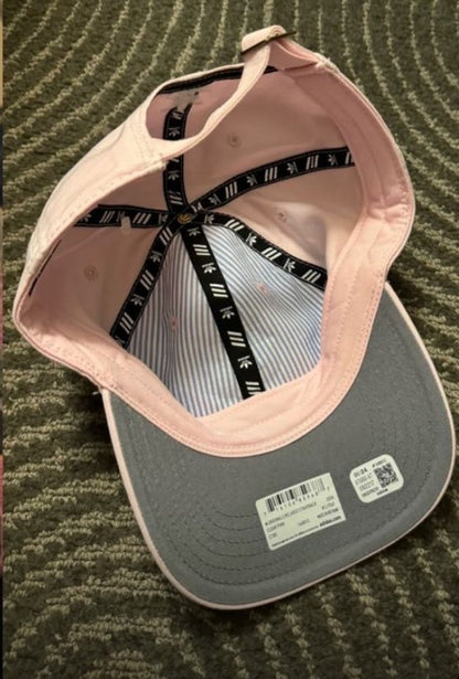 （現貨！）ADIDAS ORIGINALS RELAXED STRAPBACK CLEAR PINK 三葉草刺繡老帽
