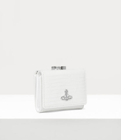 Vivienne Westwood Small CROCODILE Wallet 口金鱷魚紋三折短夾（共3色！）