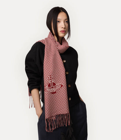 Vivienne Westwood Scarf 純羊毛棋盤格圍巾