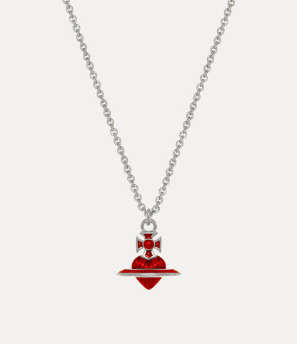 Vivienne Westwood FABIANNA Pendant Necklace 琺瑯立體愛心項鍊
