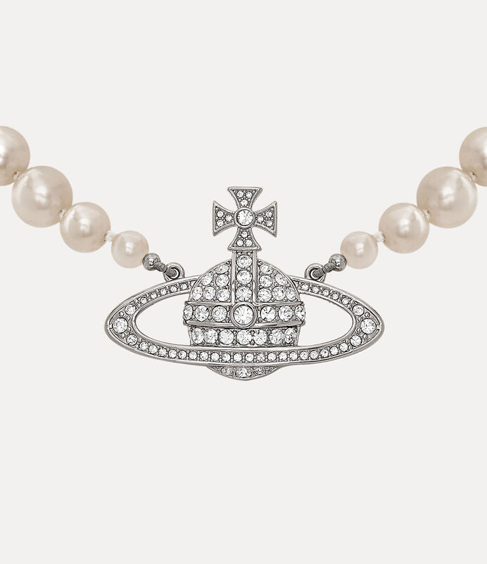 Vivienne Westwood One Row Pearl Necklace 大土星珍珠項鍊（共3色！）
