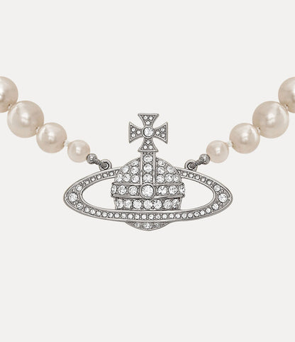 Vivienne Westwood One Row Pearl Necklace 大土星珍珠項鍊（共3色！）