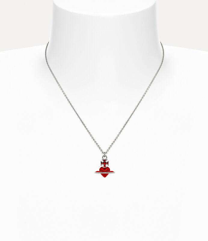 Vivienne Westwood FABIANNA Pendant Necklace 琺瑯立體愛心項鍊