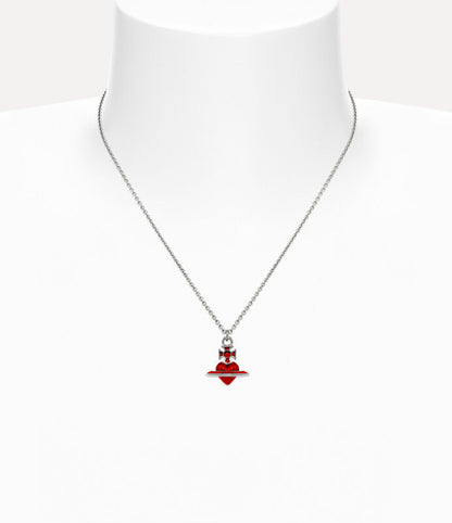 Vivienne Westwood FABIANNA Pendant Necklace 琺瑯立體愛心項鍊