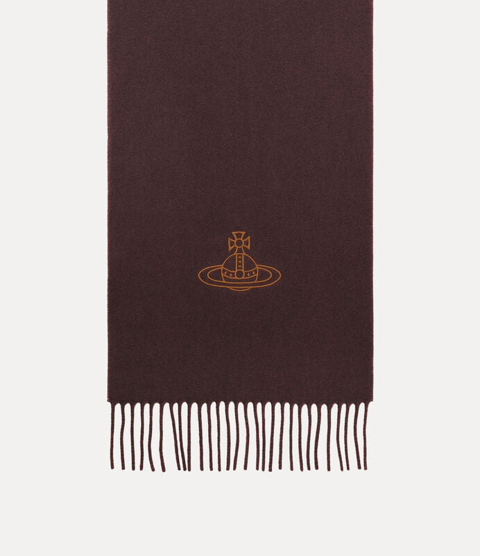 Vivienne Westwood Scarf 純羊毛長款素色圍巾