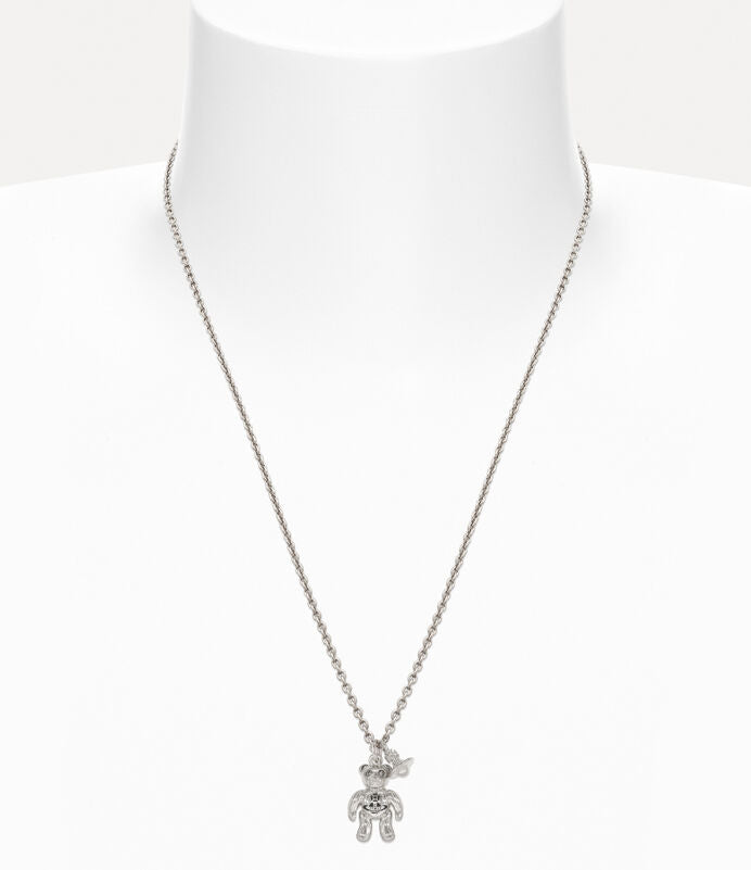 Vivienne Westwood Man. Ruby Pendant Necklace 精典鏈條泰迪項鏈