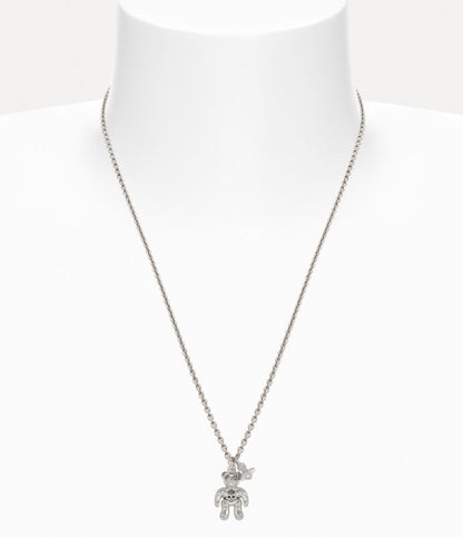 Vivienne Westwood Man. Ruby Pendant Necklace 精典鏈條泰迪項鏈
