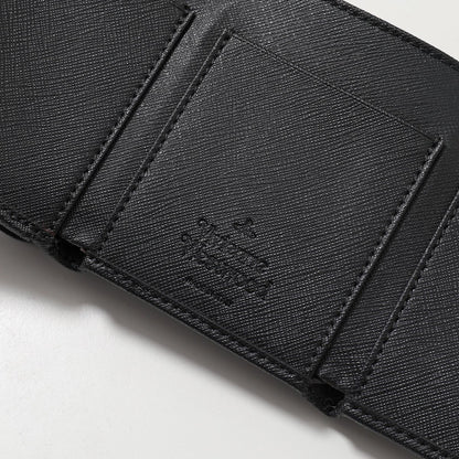 Vivienne Westwood Saffiano small Flap wallet 三折防刮十字紋短夾