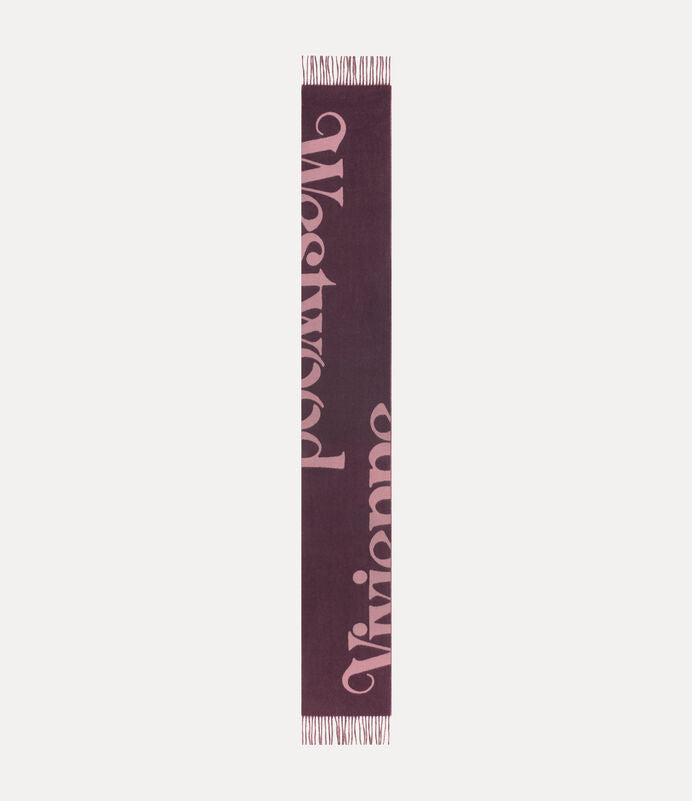Vivienne Westwood Scarf 純羊毛Logo字母圍巾