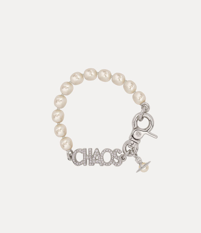 Vivienne Westwood Chaos Pearl bracelet 經典字母珍珠手鏈（共2色！）