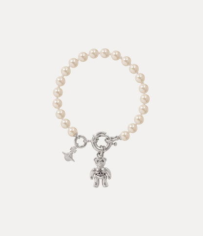 Vivienne Westwood Ruby Pearl Bracelet 泰迪珍珠手鍊（共2色！）