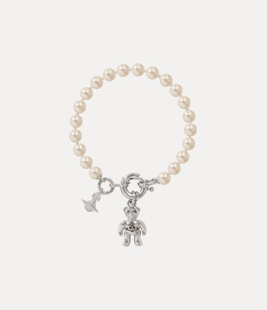 Vivienne Westwood Ruby Pearl Bracelet 泰迪珍珠手鍊（共2色！）
