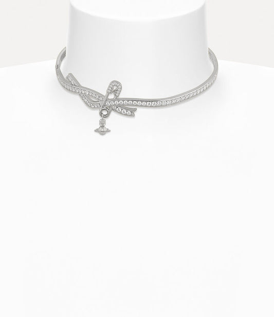Vivienne Westwood Lilith Choker 滿鑽緞帶頸鏈