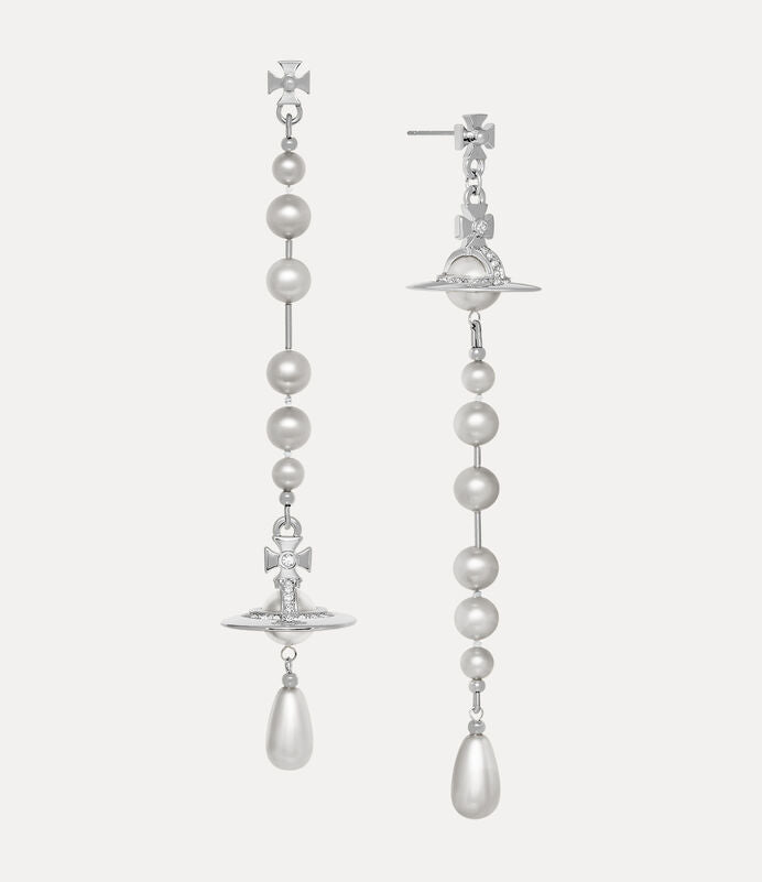 Vivienne Westwood Broken Pearl Drop Earrings 夢幻立體破碎珍珠土星耳環（共4色！）