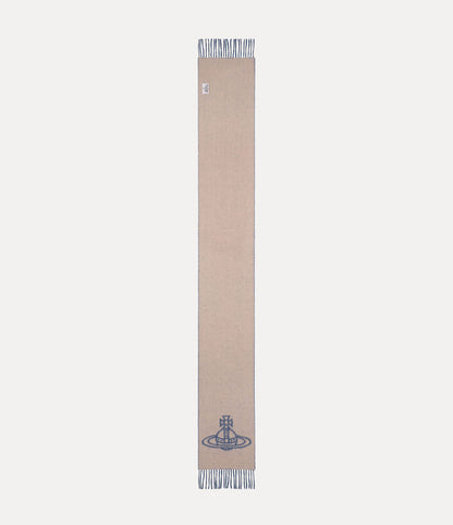 Vivienne Westwood 純羊毛刺繡土星圍巾