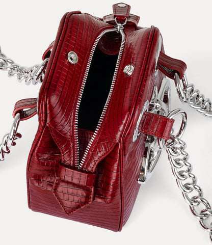 Vivienne Westwood Archive Orb Chain Handbag 迷你鱷魚立體土星保齡球包（共3色！）