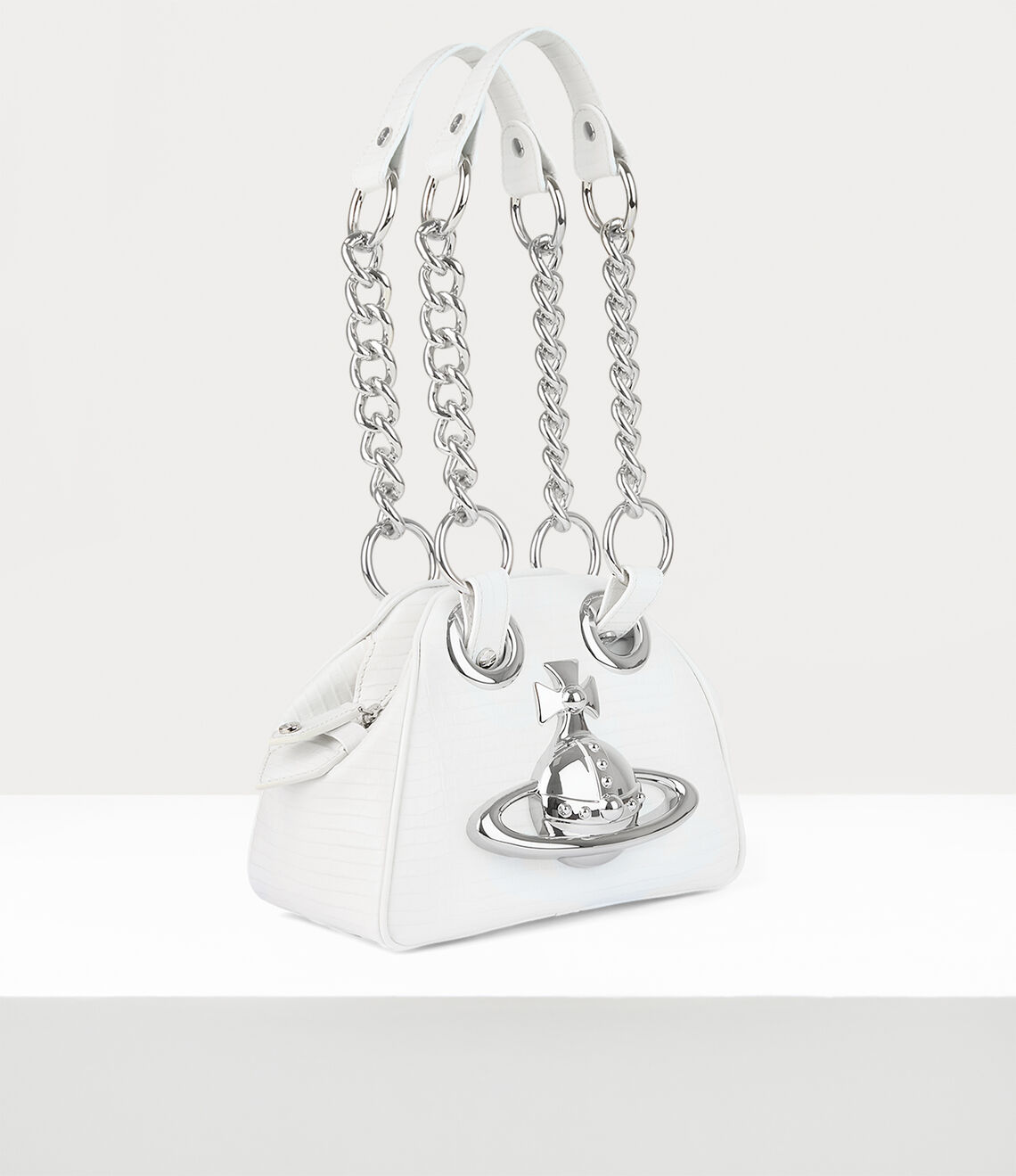 Vivienne Westwood Archive Orb Chain Handbag 迷你鱷魚立體土星保齡球包（共3色！）