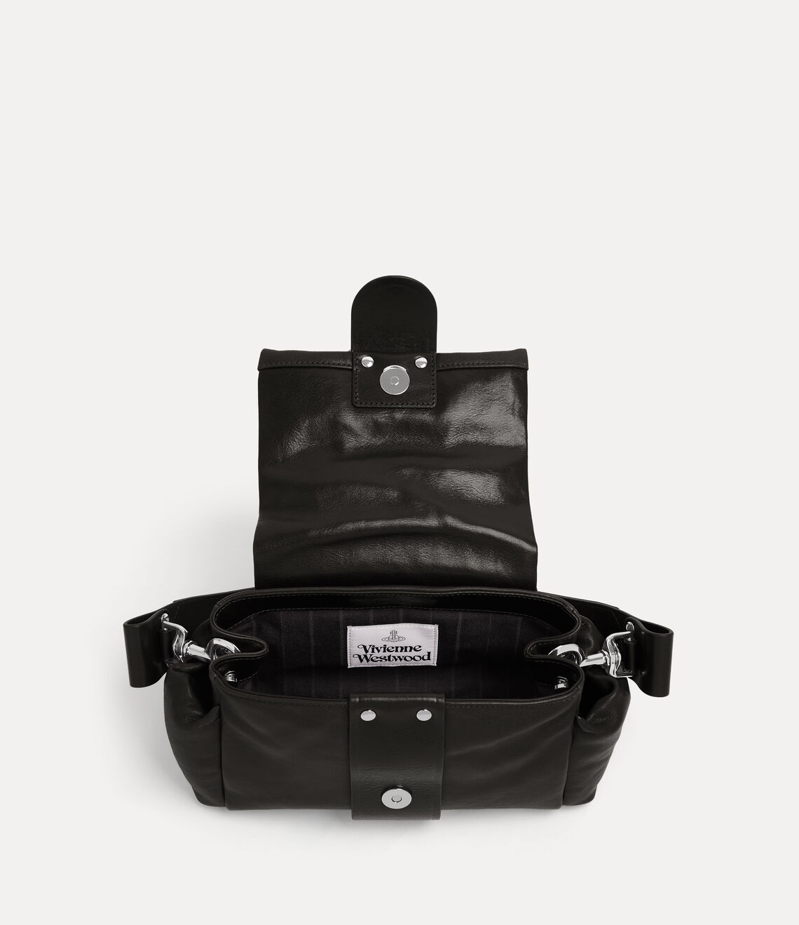 Vivienne Westwood Hazel Treasure Handbag 羊皮土星肩背手提包 (共3色！）