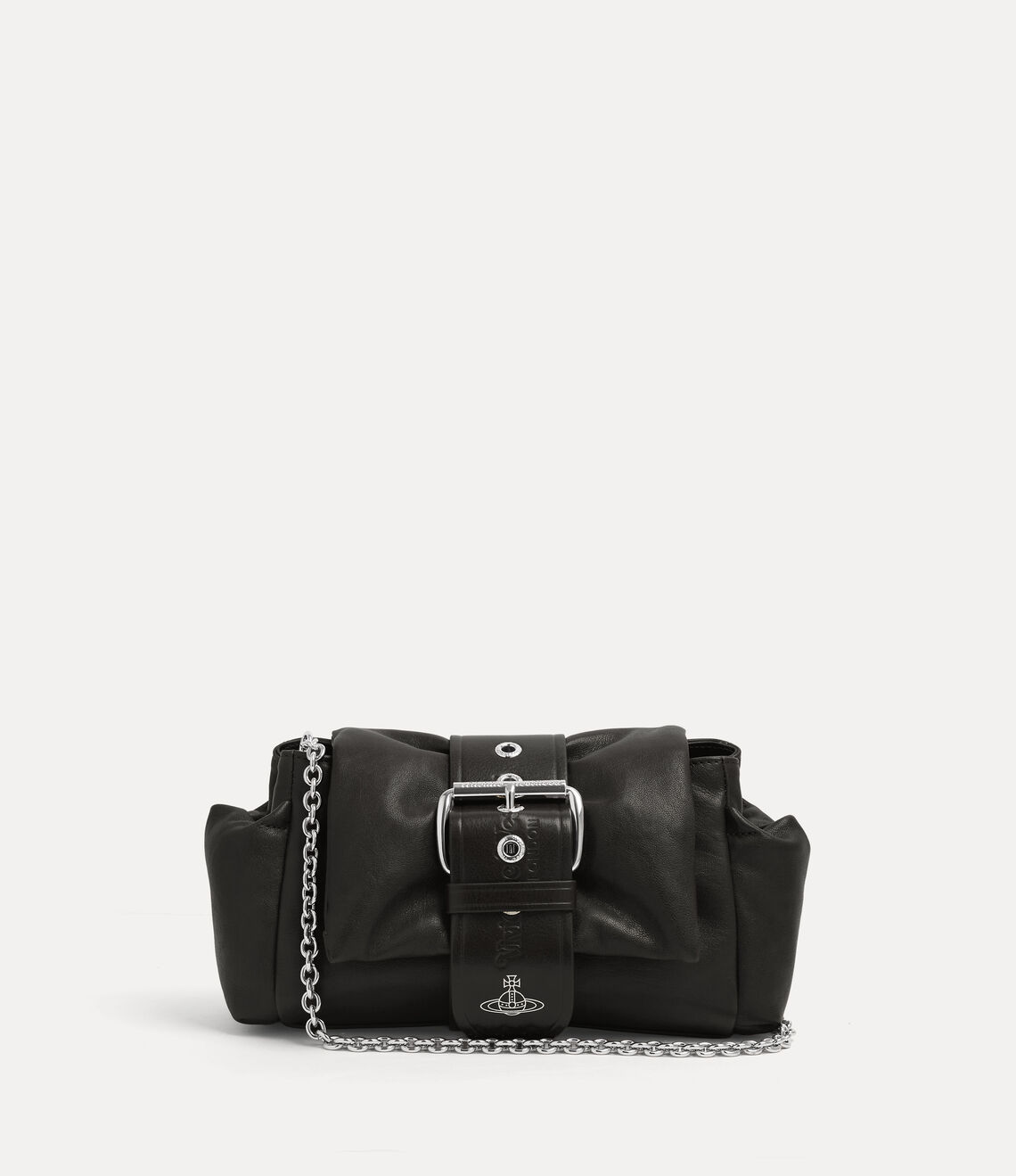 Vivienne Westwood Hazel Treasure Handbag 羊皮土星肩背手提包 (共3色！）