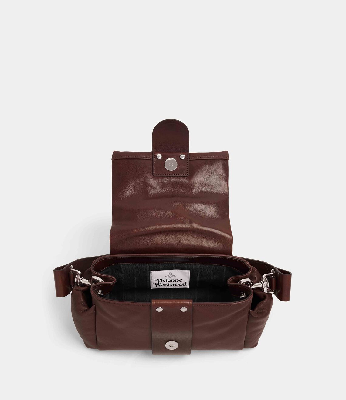 Vivienne Westwood Hazel Treasure Handbag 羊皮土星肩背手提包 (共3色！）