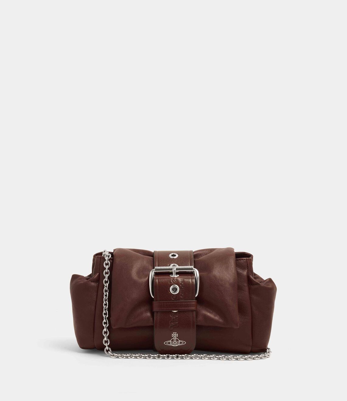 Vivienne Westwood Hazel Treasure Handbag 羊皮土星肩背手提包 (共3色！）