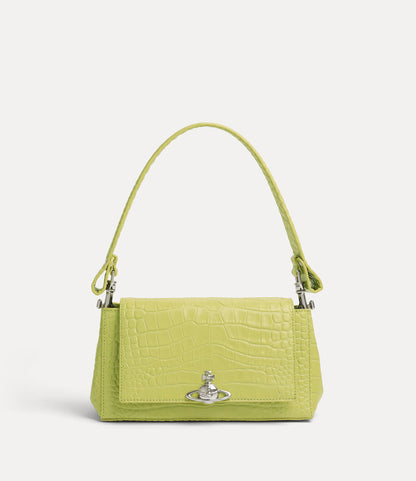 （限時特價！）Vivienne Westwood Hazel Croc Medium Handbag 中號鱷魚立體土星肩背手提包（共3色！）