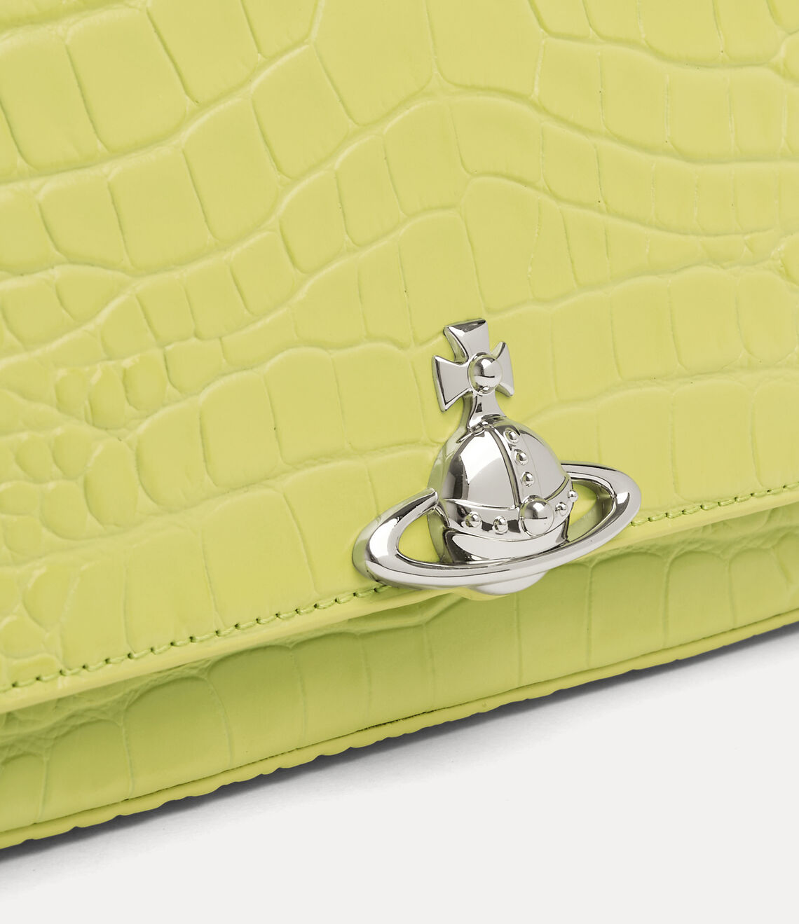 （限時特價！）Vivienne Westwood Hazel Croc Medium Handbag 中號鱷魚立體土星肩背手提包（共3色！）