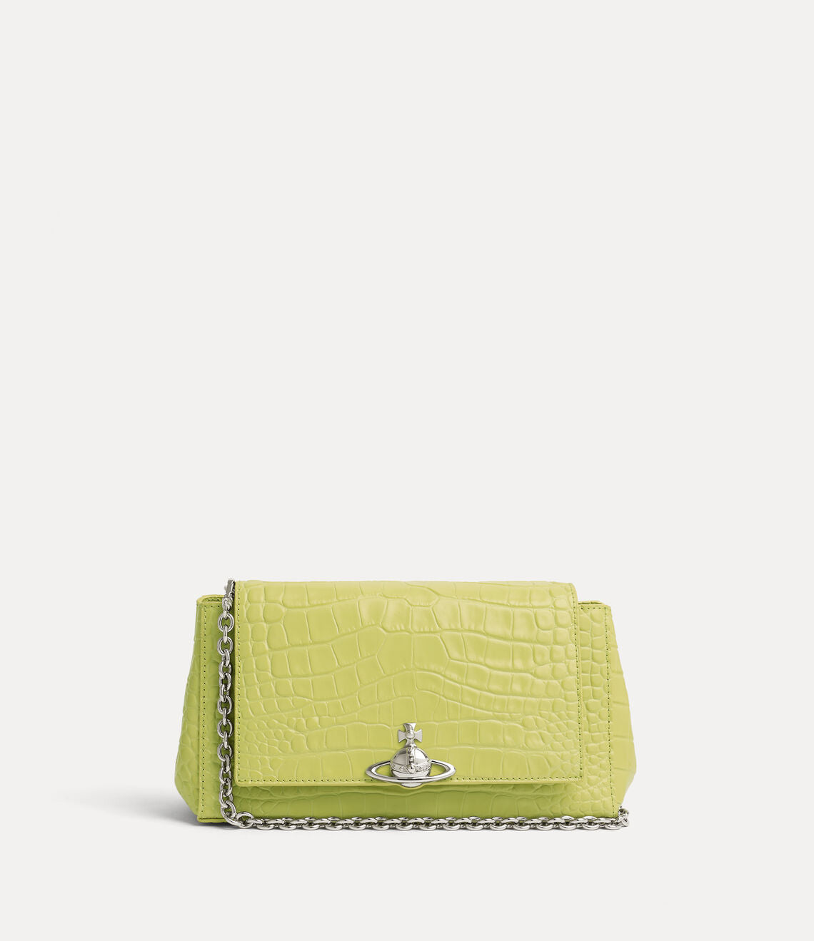 （限時特價！）Vivienne Westwood Hazel Croc Medium Handbag 中號鱷魚立體土星肩背手提包（共3色！）