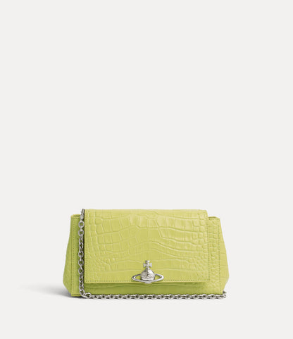 （限時特價！）Vivienne Westwood Hazel Croc Medium Handbag 中號鱷魚立體土星肩背手提包（共3色！）