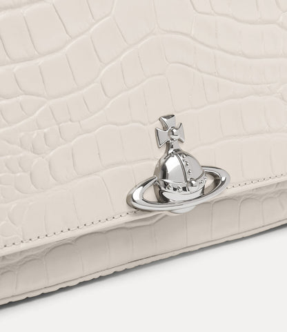 （限時特價！）Vivienne Westwood Hazel Croc Medium Handbag 中號鱷魚立體土星肩背手提包（共3色！）