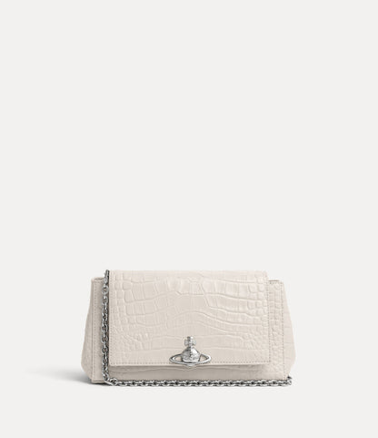 （限時特價！）Vivienne Westwood Hazel Croc Medium Handbag 中號鱷魚立體土星肩背手提包（共3色！）