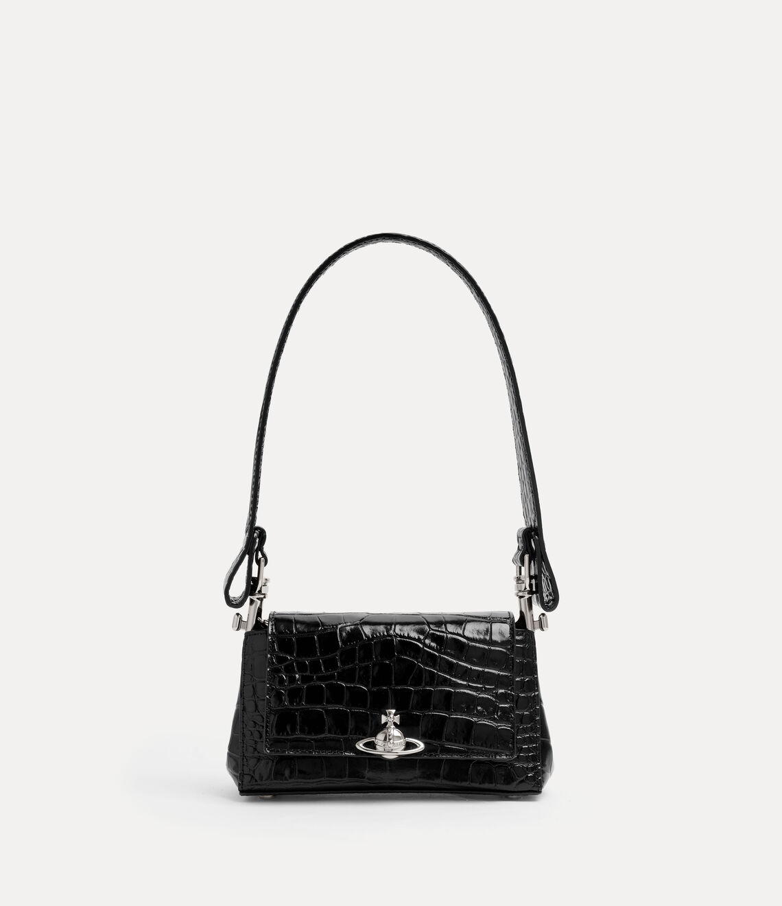 Vivienne Westwood Hazel Croc Small Handbag 小號鱷魚立體土星肩背手提包
