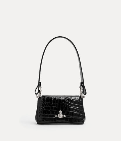 Vivienne Westwood Hazel Croc Small Handbag 小號鱷魚立體土星肩背手提包