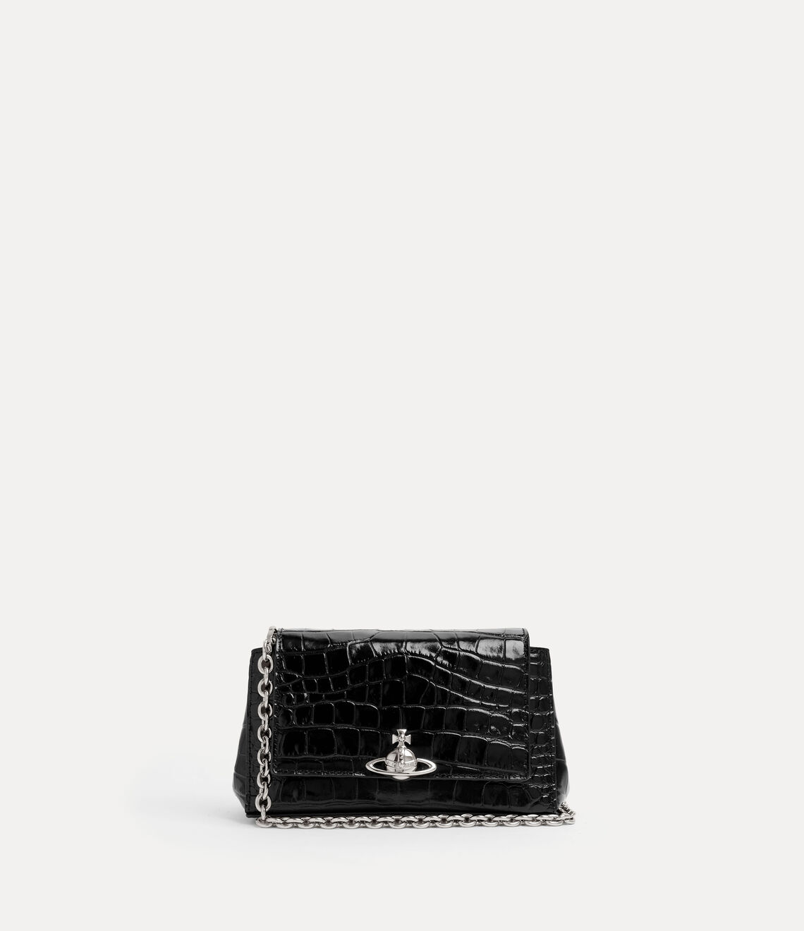 Vivienne Westwood Hazel Croc Small Handbag 小號鱷魚立體土星肩背手提包
