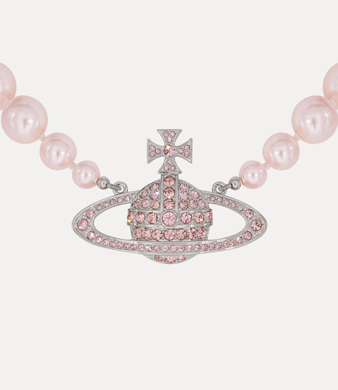 Vivienne Westwood One Row Pearl Necklace 大土星珍珠項鍊（共3色！）
