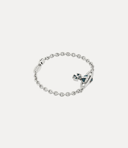 Vivienne Westwood Man. Mayfair Bracelet 卯釘水晶土星手鍊