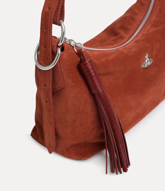 Vivienne Westwood Emma Bag 麂皮流蘇肩背包