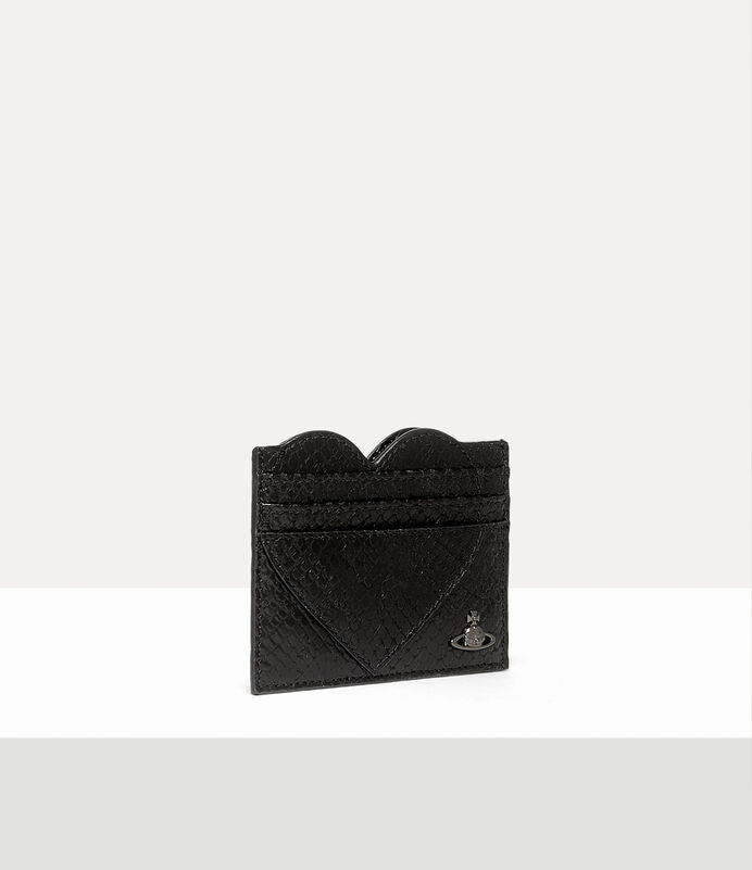 Vivienne Westwood Heart Card Holder 蛇紋愛心卡夾