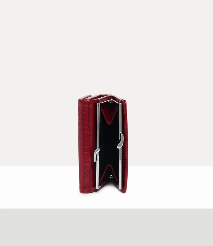 Vivienne Westwood Small CROCODILE Wallet 口金鱷魚紋三折短夾（共3色！）