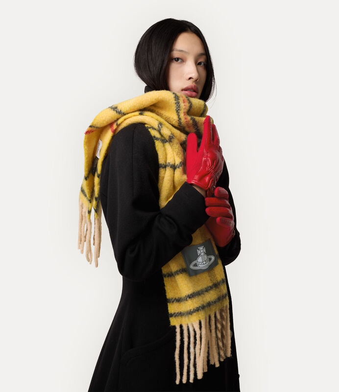 Vivienne Westwood Scarf 毛尼線條圍巾