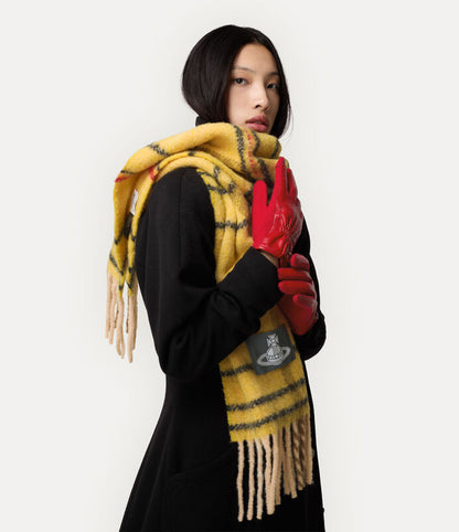 Vivienne Westwood Scarf 毛尼線條圍巾