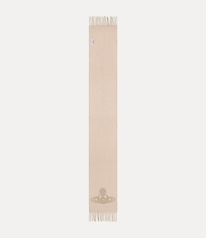 Vivienne Westwood 純羊毛刺繡土星圍巾