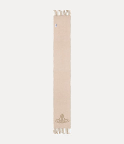 Vivienne Westwood 純羊毛刺繡土星圍巾