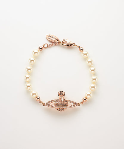 Vivienne Westwood Mini Bas Relief Bracelet 經典滿鑽土星珍珠手鍊（共3色！）