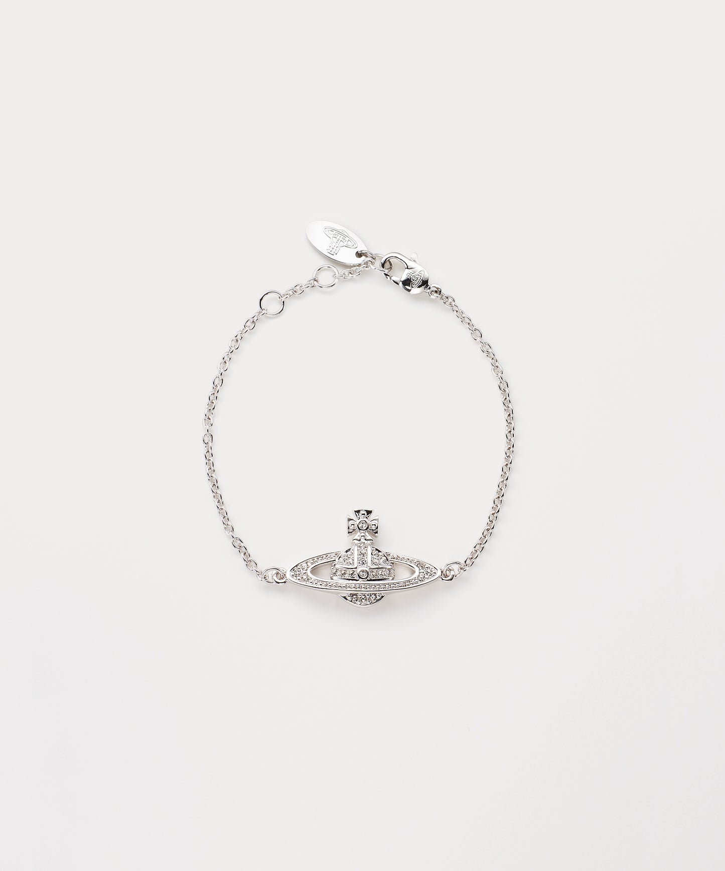 Vivienne Westwood Mini Bas Relief Bracelet 經典滿鑽土星手鍊（共4色！）