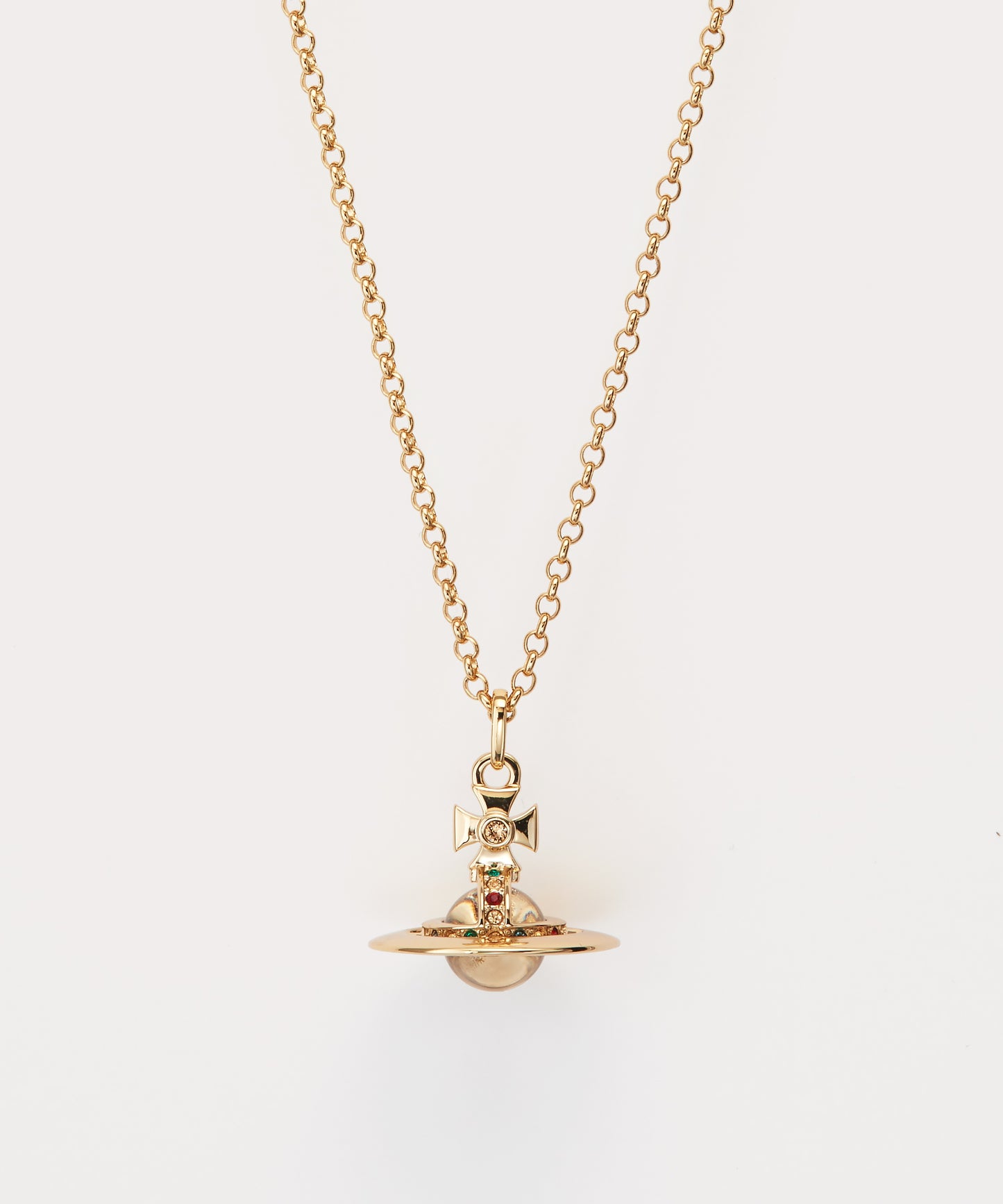 Vivienne Westwood Tiny Orb Necklace 中號立體土星項鍊 （共4色！）