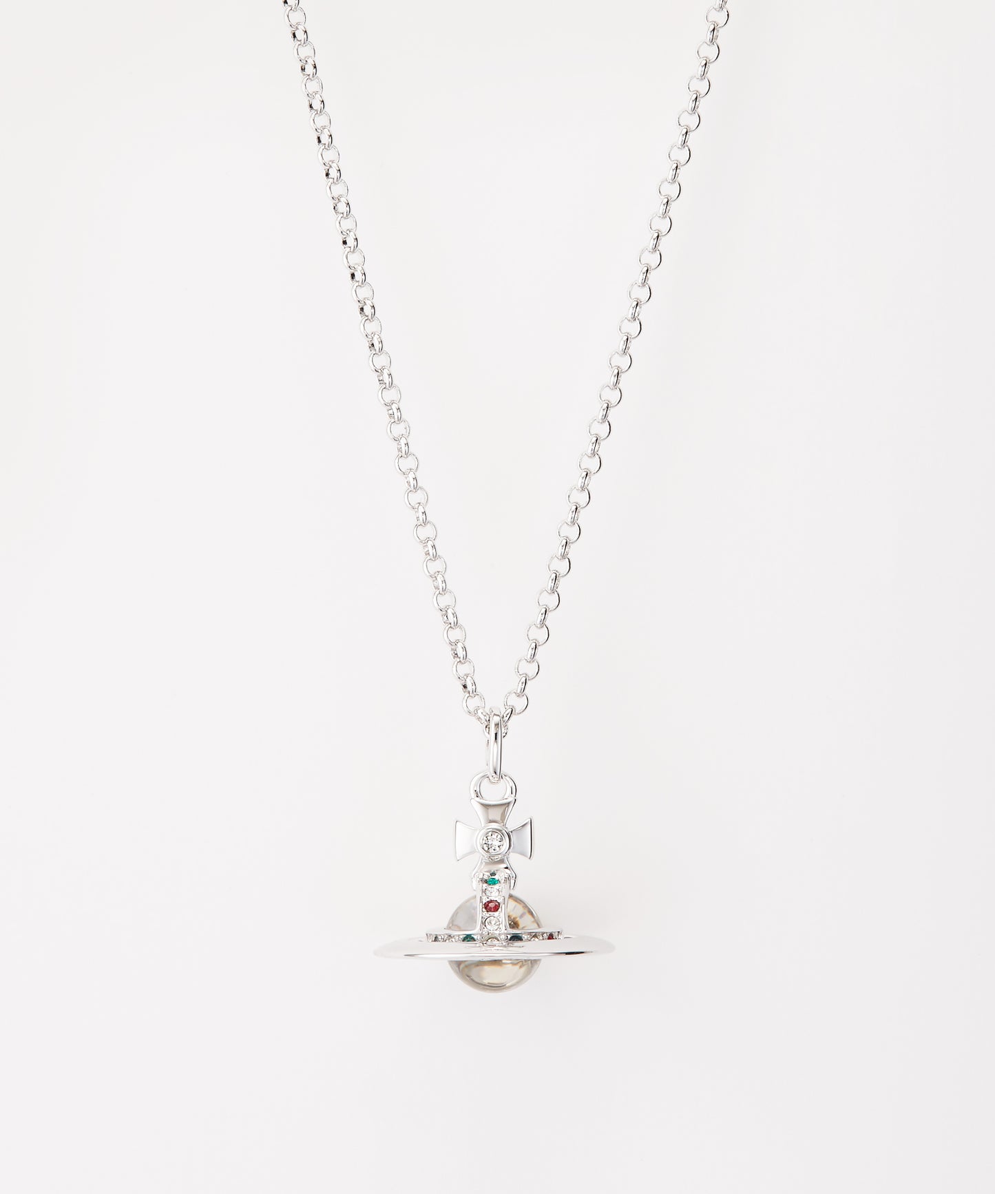 Vivienne Westwood Tiny Orb Necklace 中號立體土星項鍊 （共4色！）